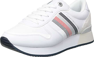 White 100 5 5 UK Tommy Hilfiger Womens Tommy Elastic City Sneaker Trainers,