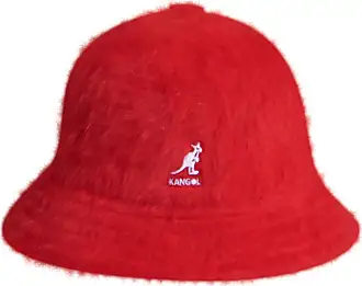 Kangol Red Polyester Chlorofiber Monogram Stripe Bucket Hat Cap New S-M-L  RARE