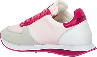 Love Moschino Gummi Sneakers in Pink Damen Schuhe Sneaker Niedrig Geschnittene Sneaker 