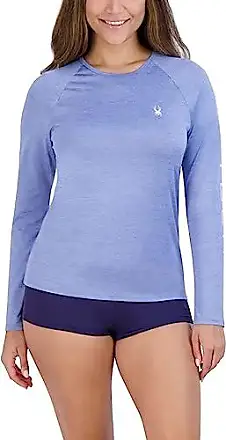 Spyder scoopneck Longsleeve dri fit activewear top blue sz XL women