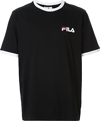 Black Fila Printed T-Shirts for Men 