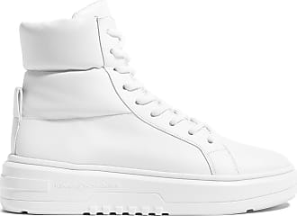 Damen Schuhe Sneaker Hoch Geschnittene Sneaker Converse WEISSEN STOFF HI TOP TURNSCHUHE in Weiß 
