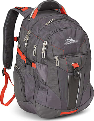 High Sierra XBT - Business Laptop Backpack, Mercury/Crimson, One Size