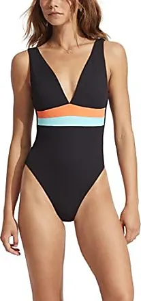 Women's Black Seafolly One-Piece Swimsuits