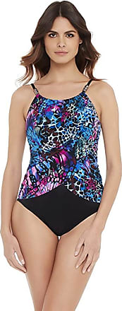 Magicsuit® 'Bonnie' Faux Leather Neck One-Piece Swimsuit 368962 Black 12 