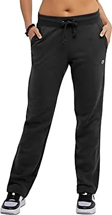Champion Women's Powerblend Open Bottom Sweatpants, Black, Small :  : Clothing & Accessories