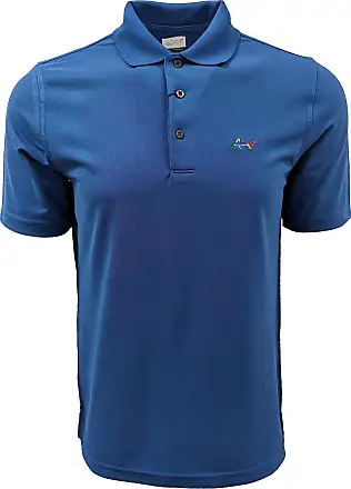 Greg Norman Collection, Shirts, Greg Norman Mens Ml75 Performance Polo  Shirt Navy Blue Xl Shark Logo