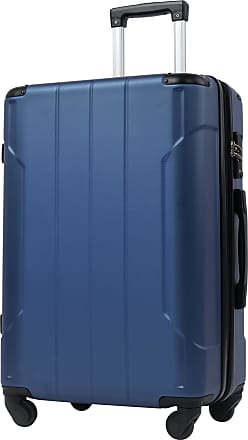 for Men Piquadro Leather Wheeled luggage in Slate Blue Mens Bags Luggage and suitcases Blue 