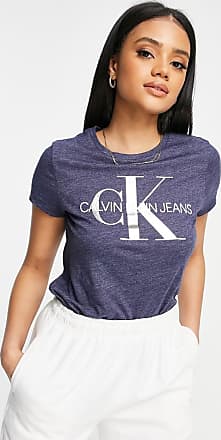 calvin klein logo t shirt womens