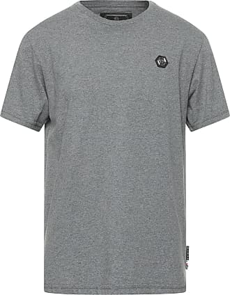 Philipp Plein Baumwolle T-shirts in Grau für Herren Herren Bekleidung T-Shirts Kurzarm T-Shirts 
