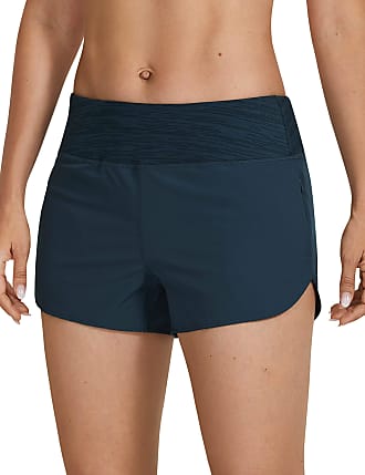 CRZ YOGA Womens Drawstring Fitness Athletic Sports Running Shorts with Pocket 4 inch 