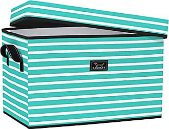 Sorbus Storage Bins with Divided Interior - Large Stackable & Foldable  Organizer Containers with Metal Frame, Oxford Fabric, Large Window & Carry