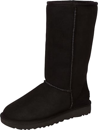 black ugg style boots