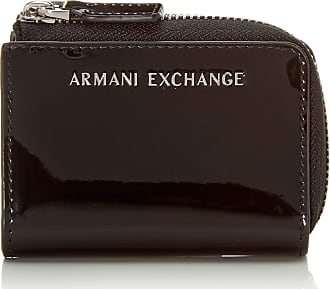 armani exchange leather wallet