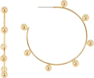 Mini Glitzy Hoop Earrings Gold - Liza Schwartz Jewelry