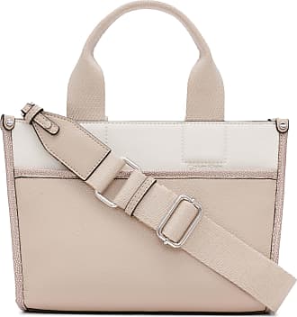 Leather bag Calvin Klein White in Leather - 30528902