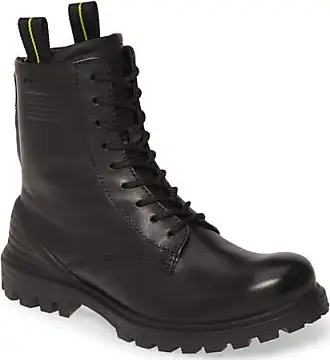 Men's ECCO TREDTRAY Waterproof Zip/Lace Leather Boot Black, US 6 - 6.5 /  EUR 40