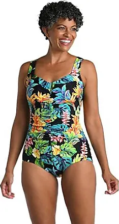 Maxine Of Hollywood Girls Shirred Front Girl Leg One Piece Swimsuit :  : Clothing, Shoes & Accessories