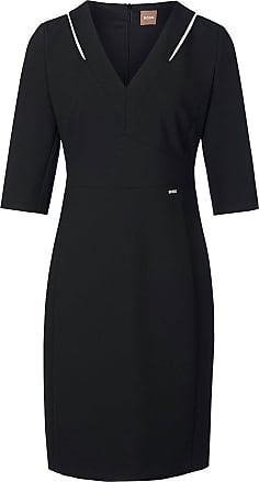 36 schwarz *neu* Hugo Boss Kleid Gr Mode Kleider Volantkleider 