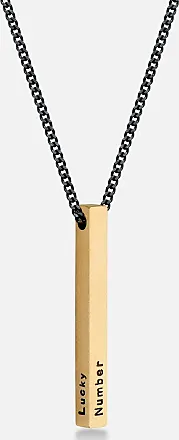 Pillar Bar Necklace for Men - Silver - Oak & Luna