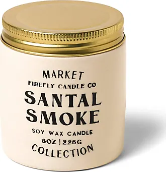 Paddywax Scented Candles Firefly Terrace Collection Soy Wax 2-Wick Candle  in Food-Safe Hand-Painted Ceramic Bowl, 12-Ounce, Linen Rosewood