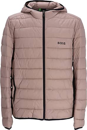 BOSS - Water-repellent reversible quilted jacket with monogram trim