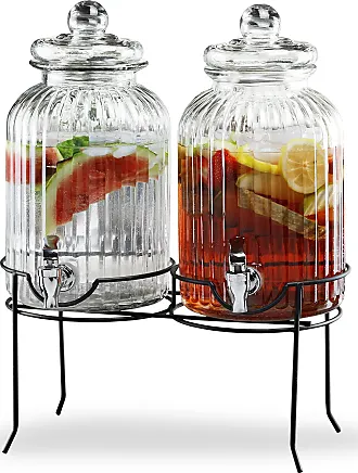 Large 1.5Gallon Glass Storage Jar, Airtight Glass Cookie Jar with Lid,  Kitchen G
