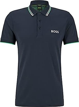 Visiter la boutique BOSSBOSS Hommes Paddy Pro Polo en Coton mélangé à détails Contrastants 