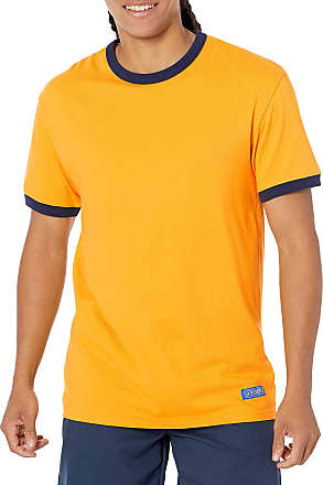 Men's Organic Cotton Essential Logo Baseball T-Shirt in Optic/field Green  Marl