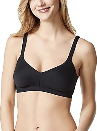 Warner's Womens Easy Does It Underarm Smoothing with Seamless Stretch Wireless Lightly Lined Comfort Bra Rm3911a, Black, 3X-Large