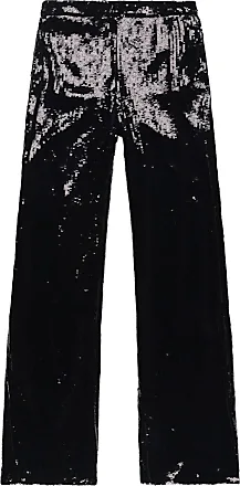 Black Corette cotton-blend velvet flared trousers, Nili Lotan