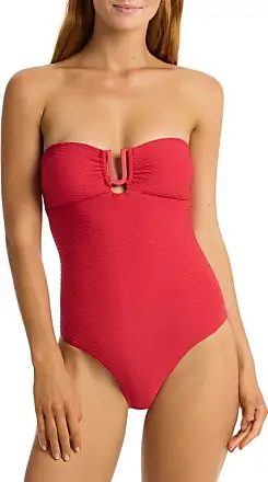 Red One-Piece Swimsuits / One Piece Bathing Suit: up to −86% over