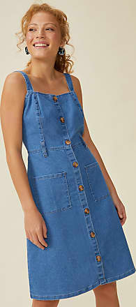 vestido jeans largo