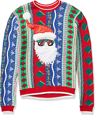 Blizzard Bay Boys Long Sleeve Crew Neck Llama Pegasus Ugly Christmas Sweater 