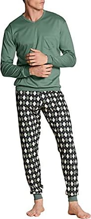 Herren Bekleidung Nachtwäsche CALIDA Pyjama-Hose aus Baumwolle in Grün für Herren 