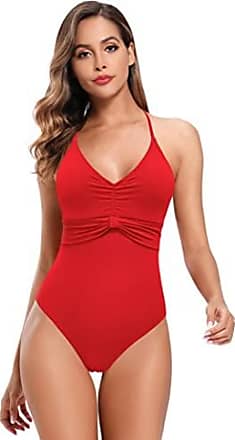 Damen Kleidung Bademode Badeanzüge Badeanzug rot gepunktet 