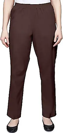 Alfred Dunner Women's Medium Length Pants, Size 16, Black