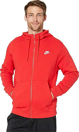red nike sweater zip up