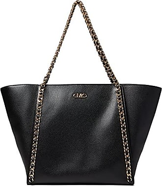 Michael Kors Women Marilyn MD TZ Tote Bag, Black, One Size: :  Fashion