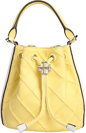 Ferragamo debossed-logo panelled leather bag - Yellow