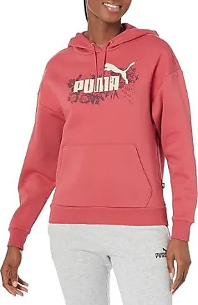 Puma Hoodie Womens XL Pink Extra Large Hooded Sweatshirt Pullover Cotton  Ladies