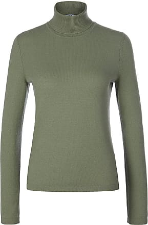 Peter Hahn Cashmere Kaschmir Rollkragen-pullover aus 100% premium-kaschmir in Grün Damen Bekleidung Hosen und Chinos Leggings 