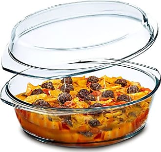 Simax simax glass cookware, 64 oz (2 quart) clear glass pot, glass saucepan,  potpourri simmer pot with lid, easy grip handles, made
