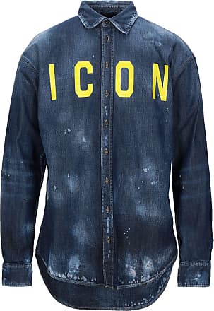 chemise jean dsquared homme