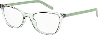 Levi's Men's LV 1029 Round Prescription Eyewear Frames, Green/Demo Lens, 48  mm, 24mm