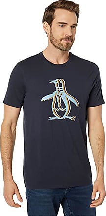 Original Penguin Men's Performance Crewneck Short Sleeve Tennis T-Shirt, Small, Bright White