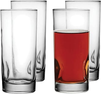 17 Ounce Set of 4 Limited Edition Glassware Drinkware Drink Cups/coolers ? Circleware Circles Glass Drinking Glasses Set 