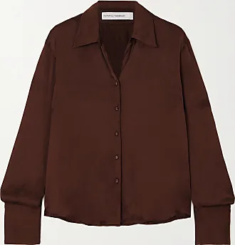 Women's Brown Satin Blouses gifts - up to −89%