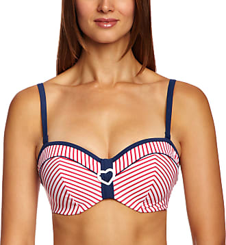 Panache Lucille Bikini Tops or PantsNavy Blue or Strawberry Red Womens 