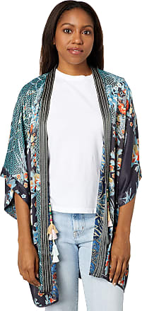 Tribal floral print kimono cardigan jacket/tassel/fringe cover up/duster/festival top/sml/plus size/one size